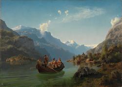 Brudeferd i Hardanger [Maleri]