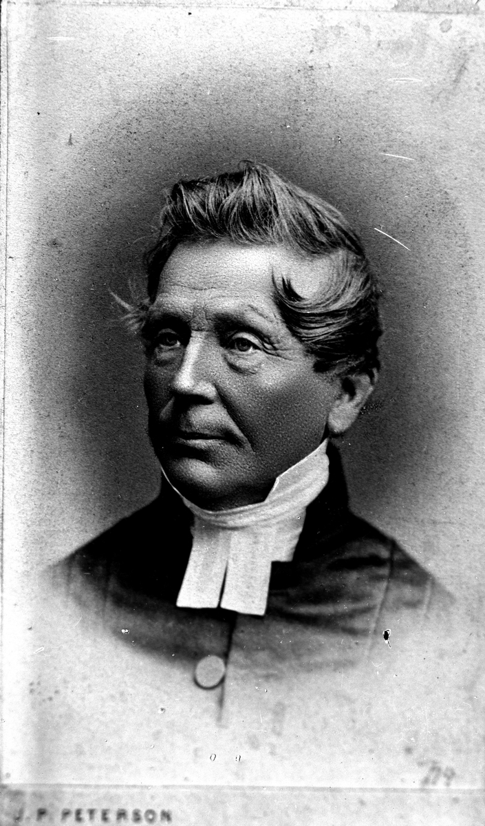 Pastor Sverius. Floda Halsåker, 1892. Fotograf: C Billberg.