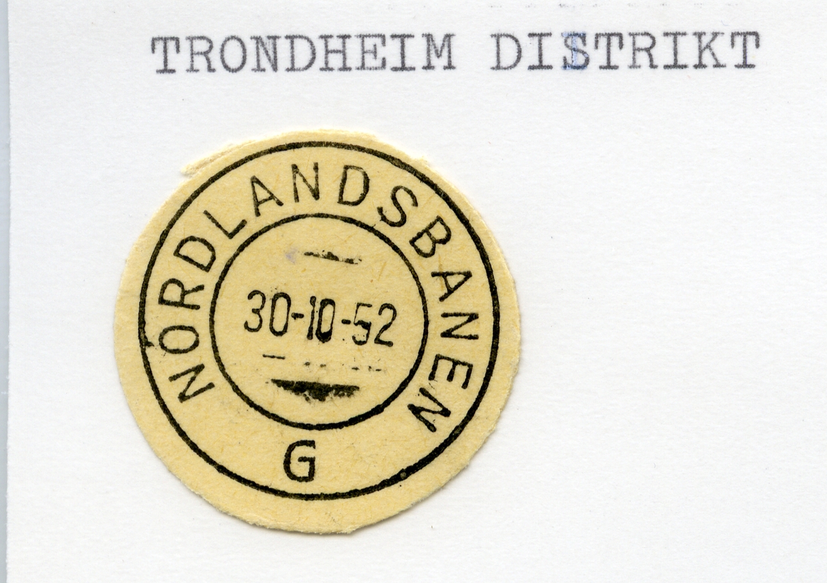 Stempelkatalog 7000 Trondheim (Trondhjem), Sør-Trøndelag