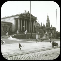 Østerrike: Parlamentsbygn. hovedfasade. Wien