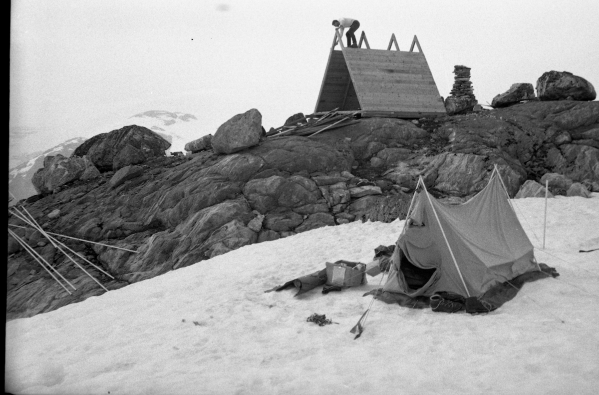 19 Nigardsbreen - Tunsbergdalsbreen 1967.