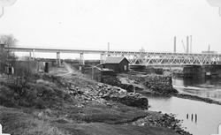 Bru over Sarpsfossen etter ombygging