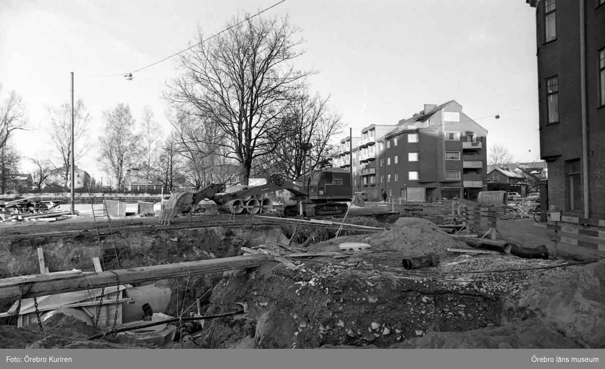 Längbro torg, 1972-03-07.