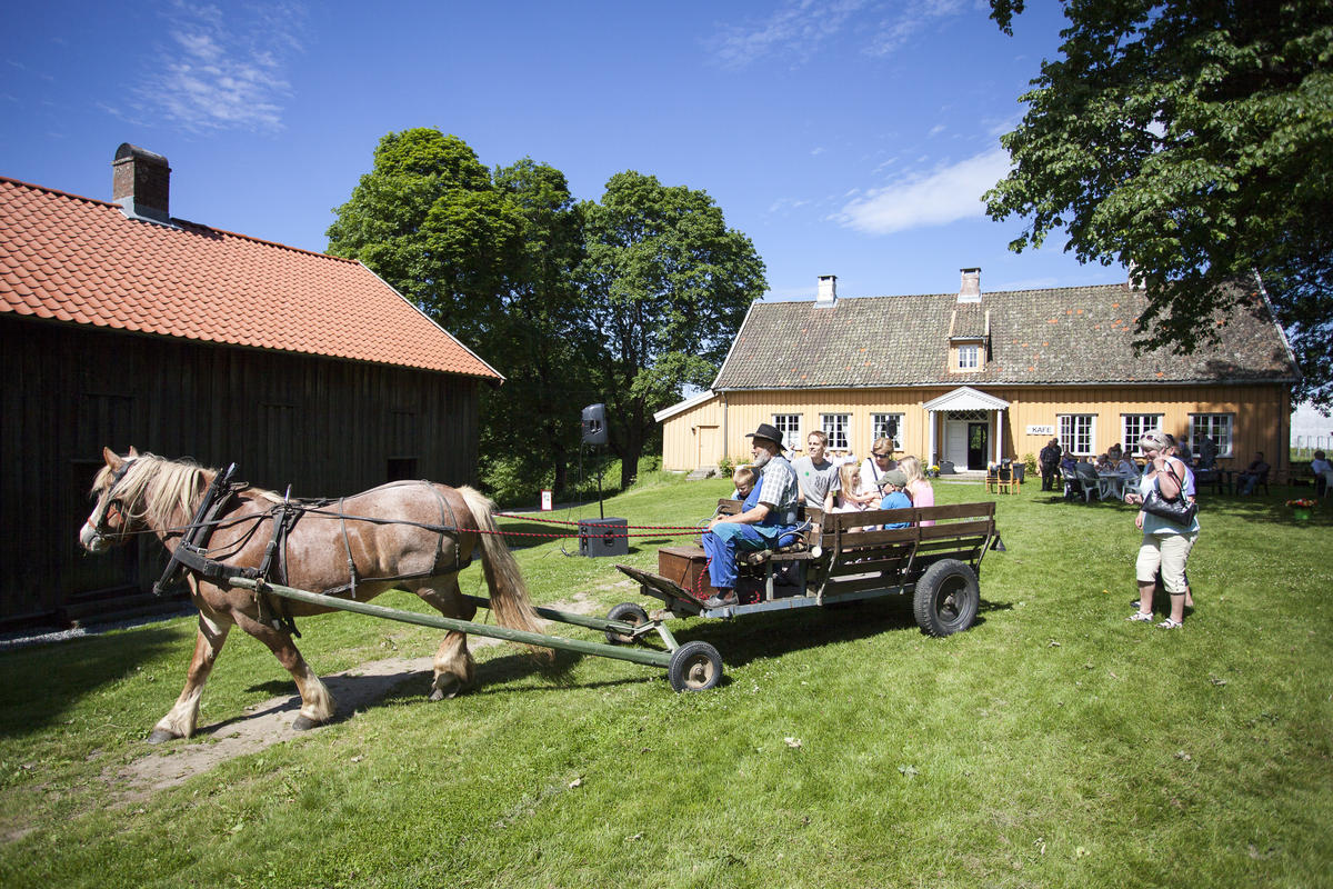 Hest og vogn på Skedsmo bygdemuseum (Foto/Photo)