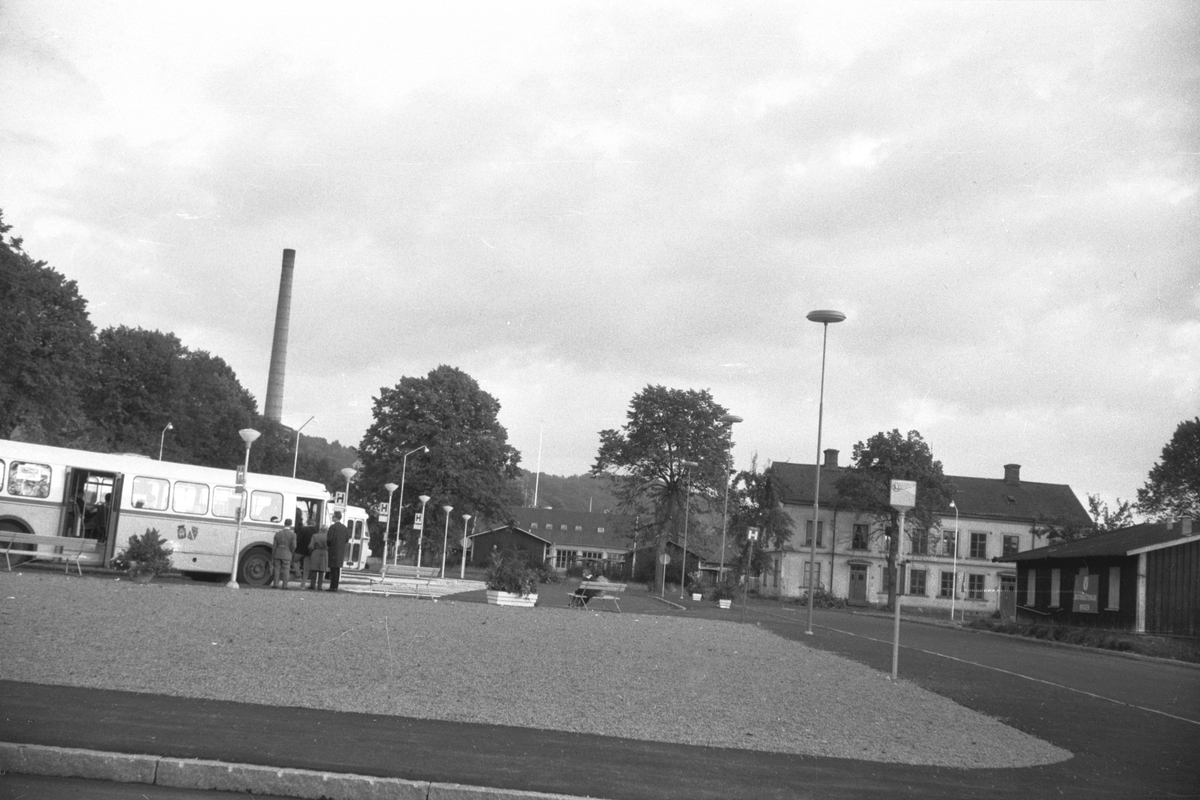 Bussterminalen vid Viktoriaplan i Huskvarna.