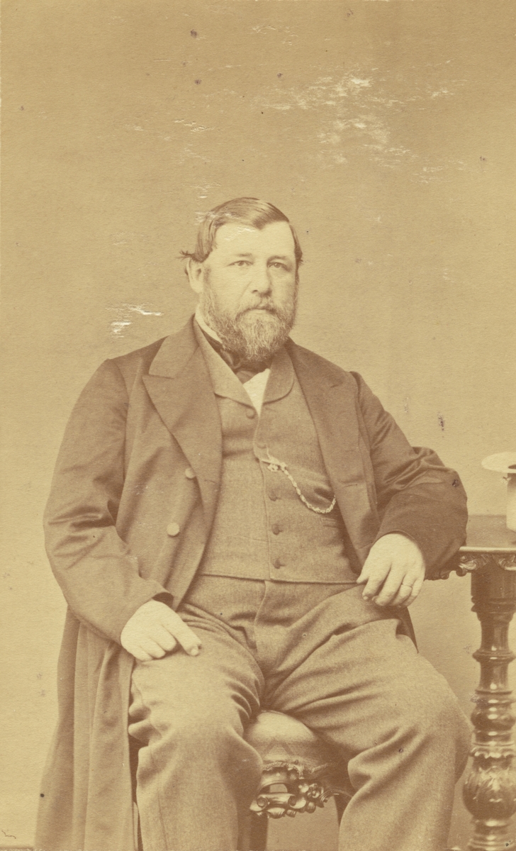 Vilhelm Anton Didron. Smidesdirektör på Dalfros Järnbrukskontors Stab. Ägare av Dlfors 1857.