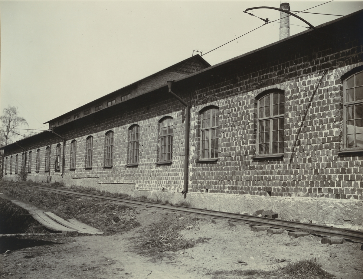 Boxholms Järnverk. Nya gångjärnsfabriken omkring 1915.