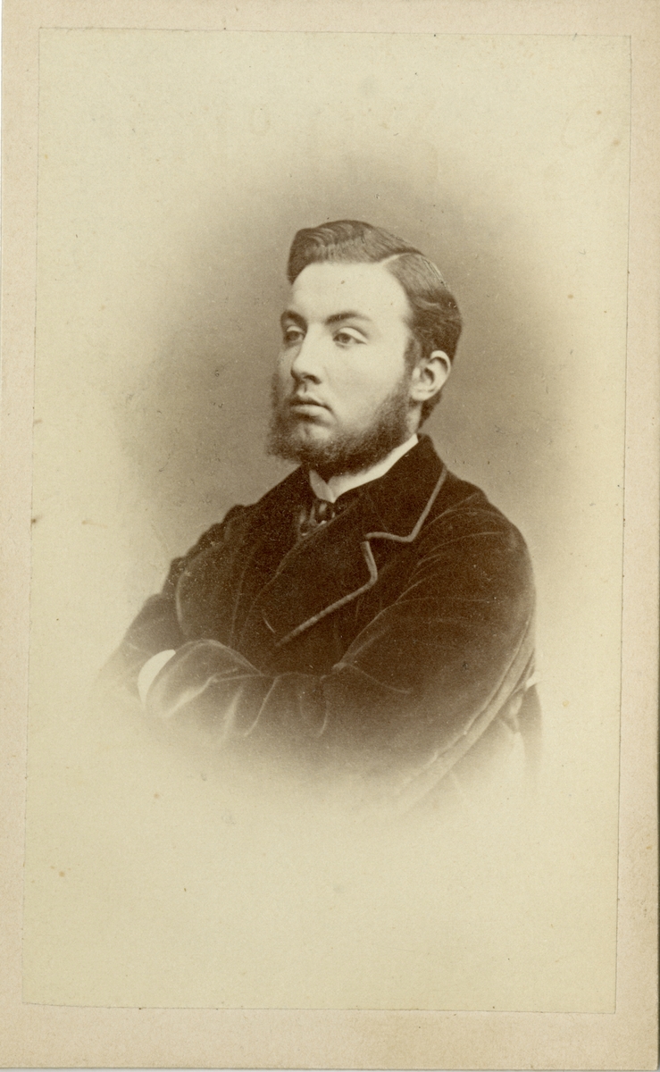 Porträtt av Gustaf Benedicks, disponent vid Gysinge bruk.