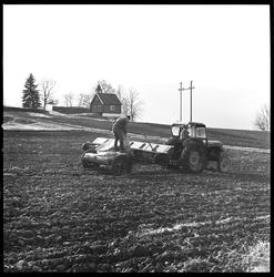 Jordbruk. På våren.