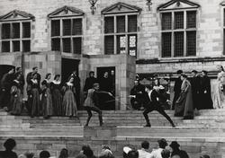 Hans Jacob Nilsen og Gunnar Simenstad i Hamlet på Kronborg.