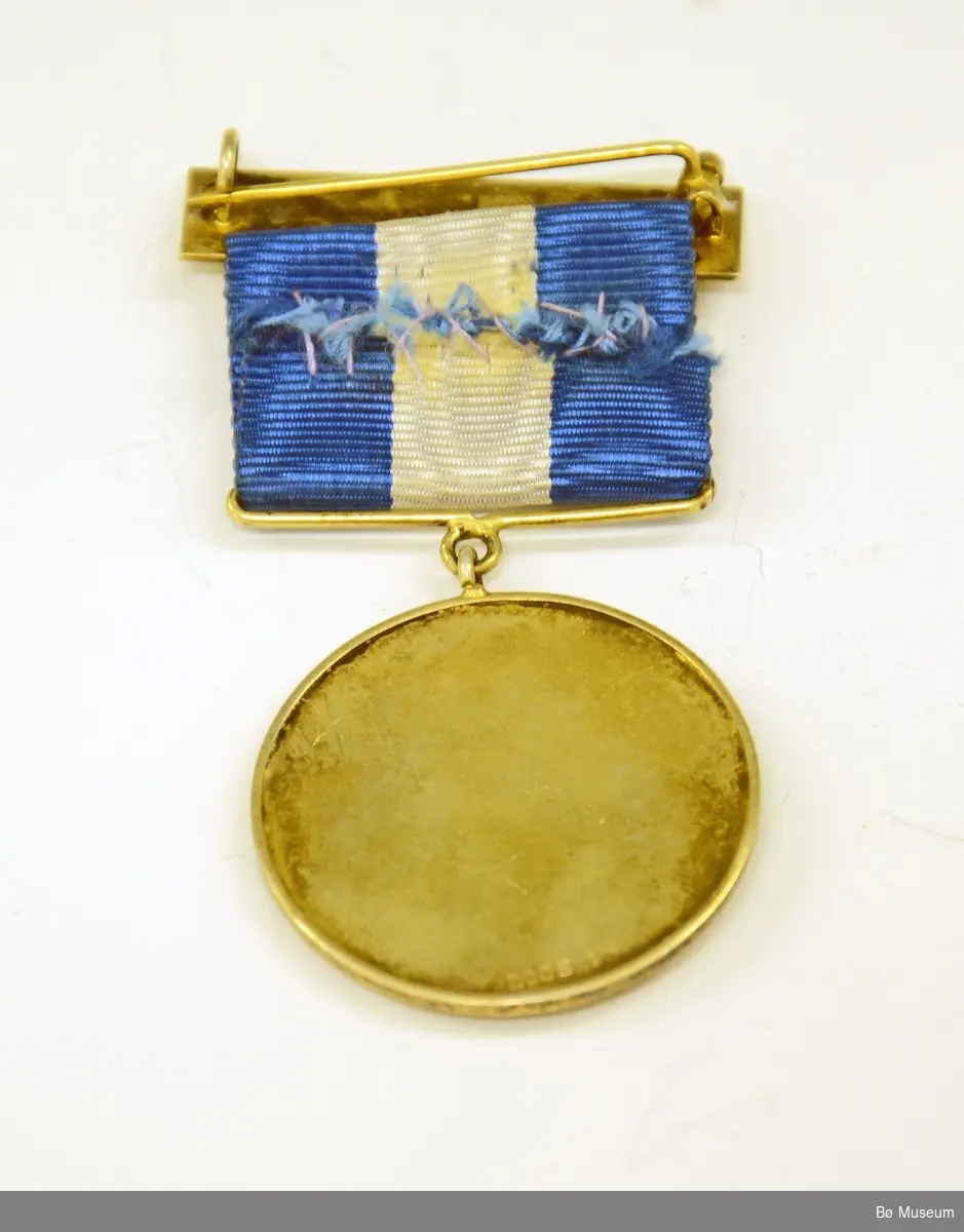 Medalje med innskrift:
HANS KLEPPEN
og SKIKLUBBEN SKARPHEDINS (1891) merke/logo
Bånd i blått og hvitt.