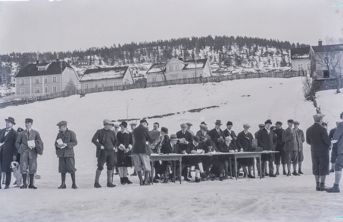 Skiing competiotion at Kongsberg early 1920s