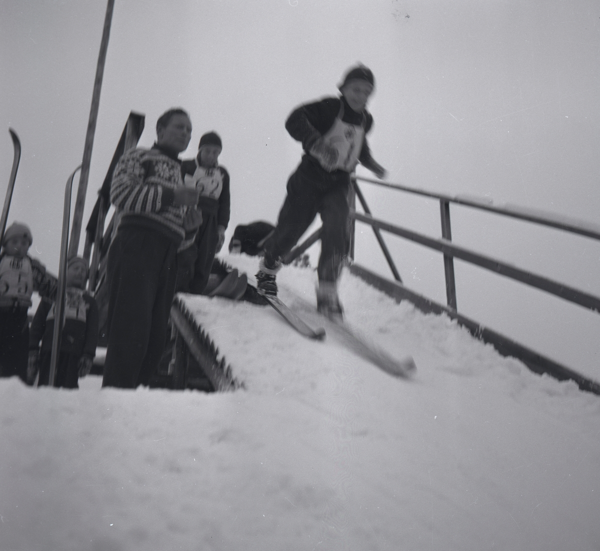 Young Kongsberg skiers training