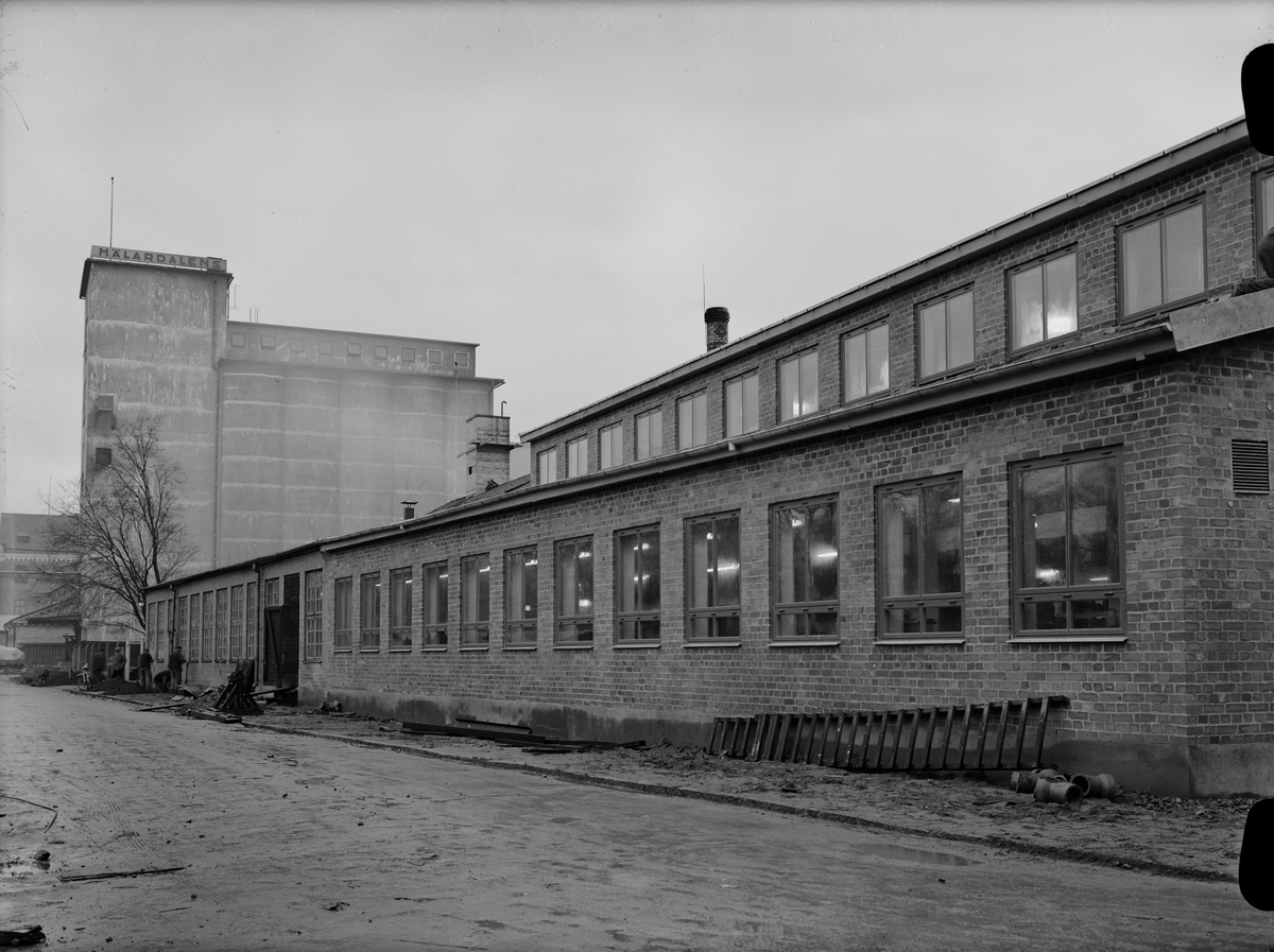 Mälardalens Lantmannaförbund, Östra Ågatan, kvarteret Fabriken, nuvarande kvarteret Ångkvarnen, Kungsängen, Uppsala 1949
