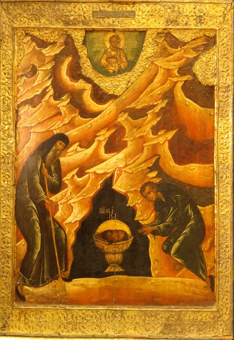 Johannes Döparens huvud återfinnes 1500-tal