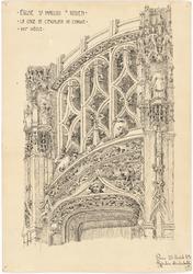 Malokirken i Rouen [Tegning]