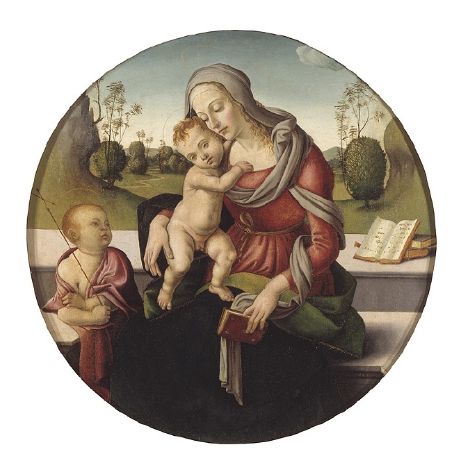 Madonnan med barnet och den lille Johannes