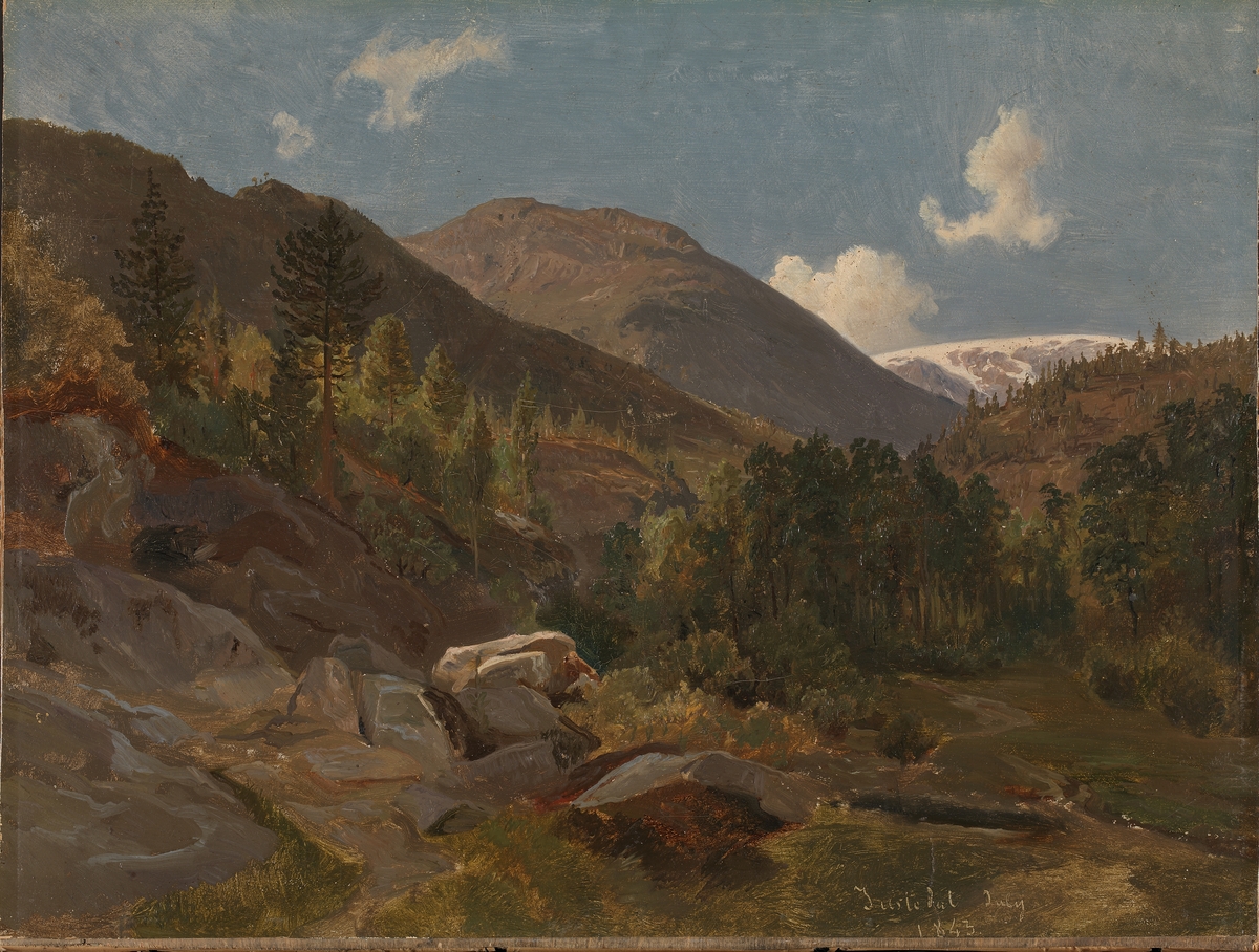 Norsk landskap [Maleri]