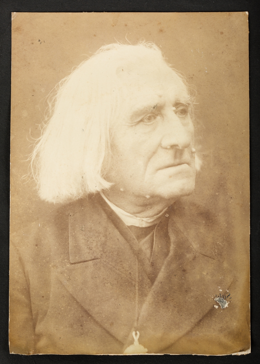 Portrett av Franz Liszt.