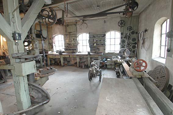 The machines in the workshop were also powered by hydropower. (Foto/Photo)