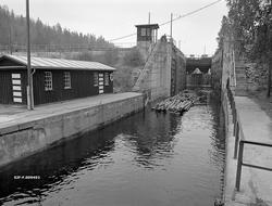 Fra Brekke sluser i tidligere Brekke herred, nåværende Halde