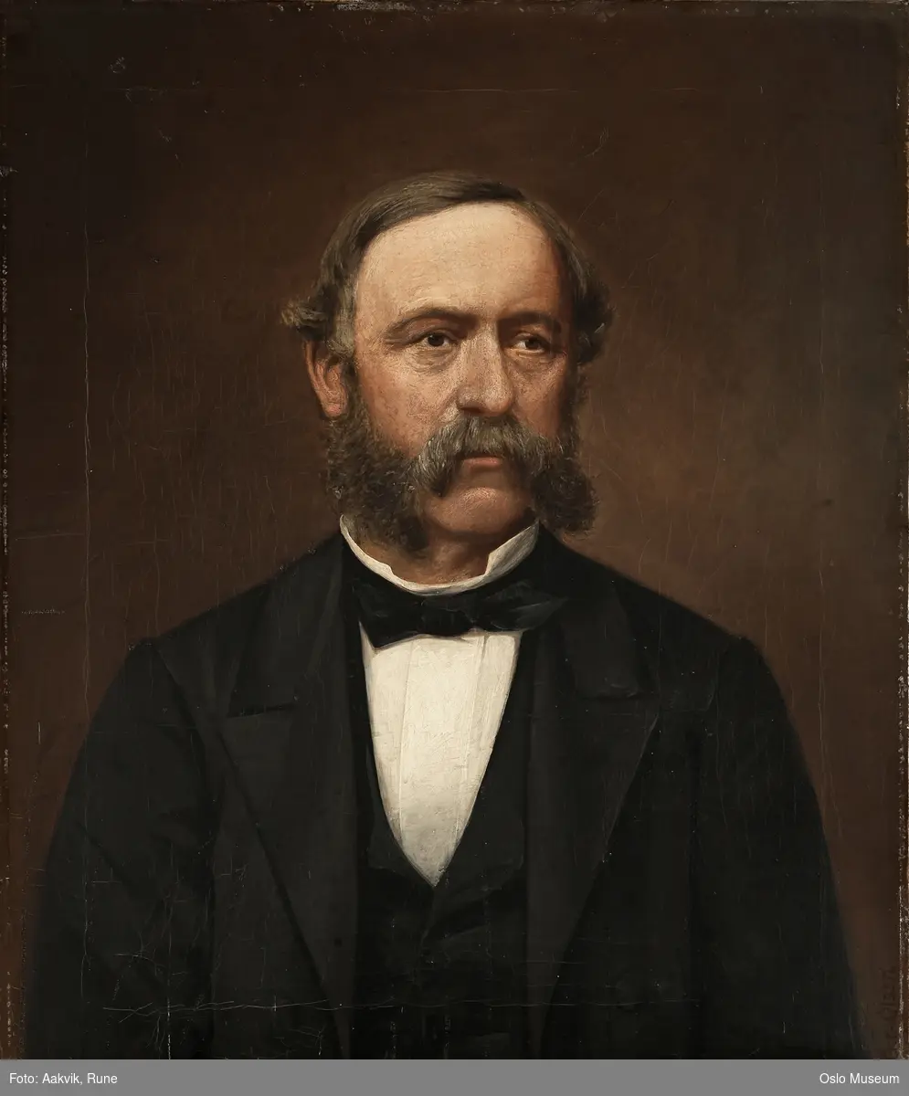 Portrett av havnedirektør Oluf N. Roll [oljemaleri]
