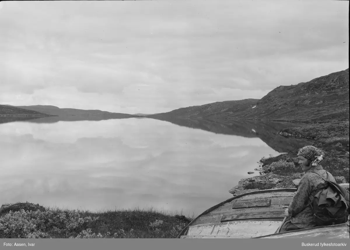 Fra området rundt Tunhovdfjorden og Pålbufjorden
ca 1925
Langåsfjell på Østsiden av Tunhovdfjorden