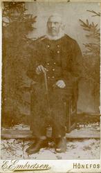 Portrett av Hans Pedersen Islandsmoen, 1892, 87 år gammel.