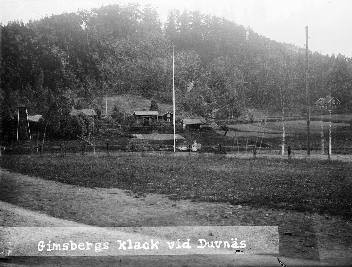 "Gimsklack från Järnvägen" Duvnäs, Stora Tuna socken, Dalarna 1919