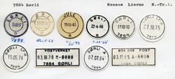 Stempelkatalog  7884 Sørli, Lierne kommune, Nord-Trøndelag