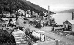 Postkort: 221 ";Surna efter Branden. Eneret G. Sverdrup 1938