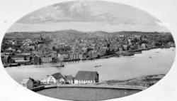 Et bilde fra Innlandet, hvor vi ser vannreservoaret i front.