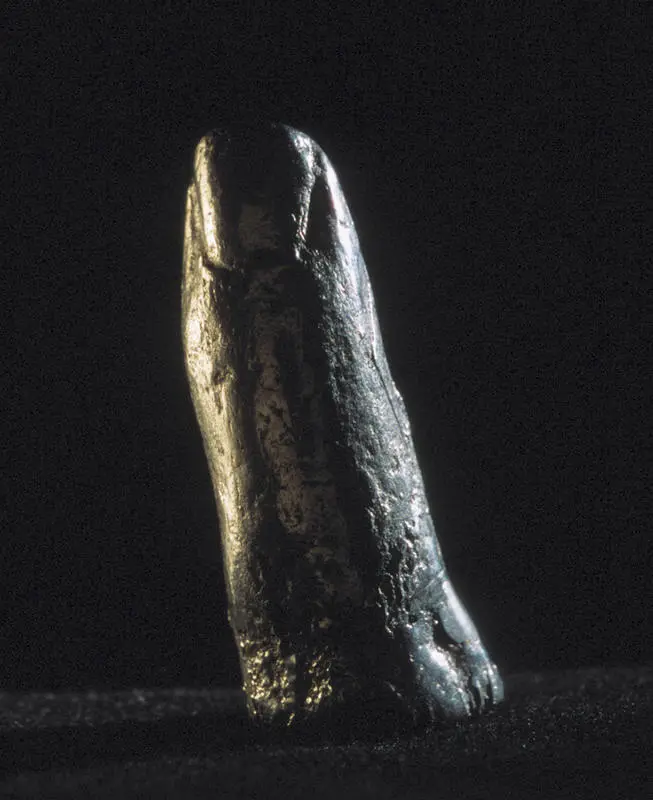 A silver finger called "The Devil's Finger" - originally a votive gift.