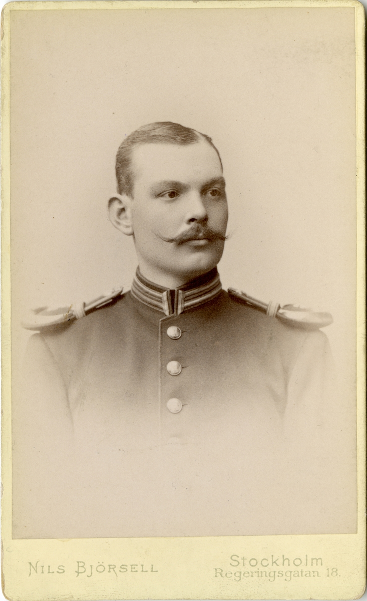 Porträtt av Bengt Ribbing, överstelöjtnant vid Göta livgarde I 2.