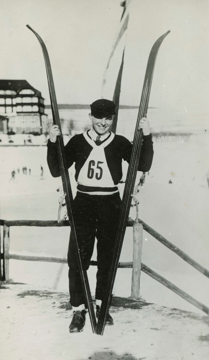 Norwegian athlete in Lake Placid