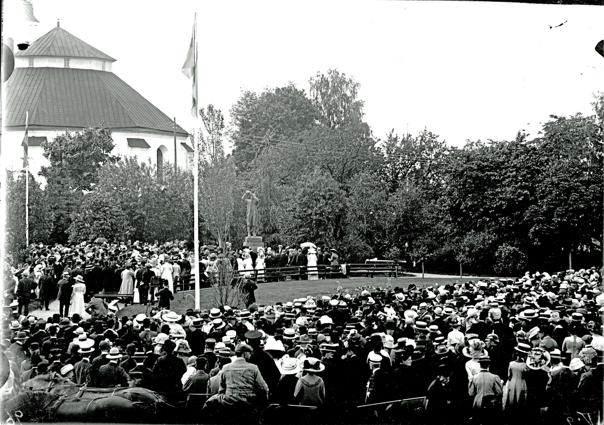 Invigning av Scheelestatyn,1912.