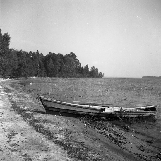 Roddbåt i sjön Bolmen, s.k. bolmaskepp