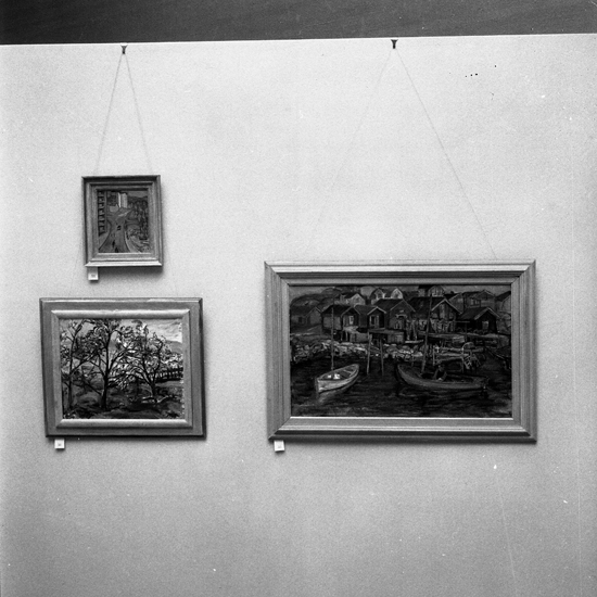Smålands museum. Från Carl och Inga-Lill Ryds utställning. 1955.