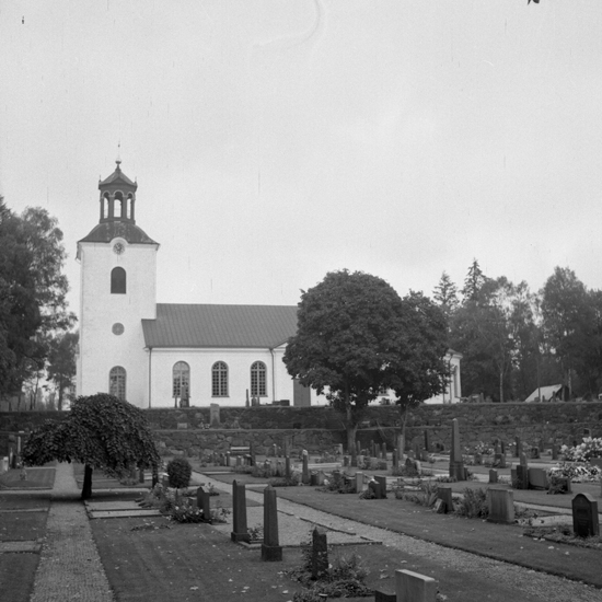 Hallaryds kyrka, 1964.
