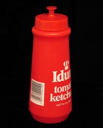 Spruteflaske for tomatketchum