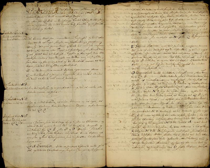 Del av en "Afsikt og Relation ang. Löckens Werck" fra 2. juni 1703. (Foto/Photo)
