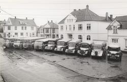 B.K.B.'s busspark - tatt på Sellebakk torg 1959.