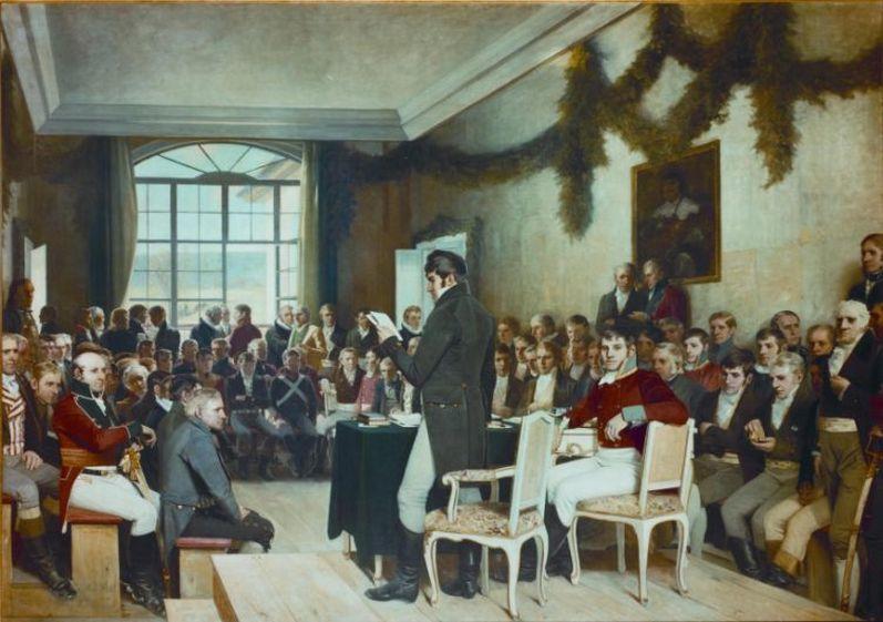 Riksforsamlingen oppsummert - Eidsvoll 1814