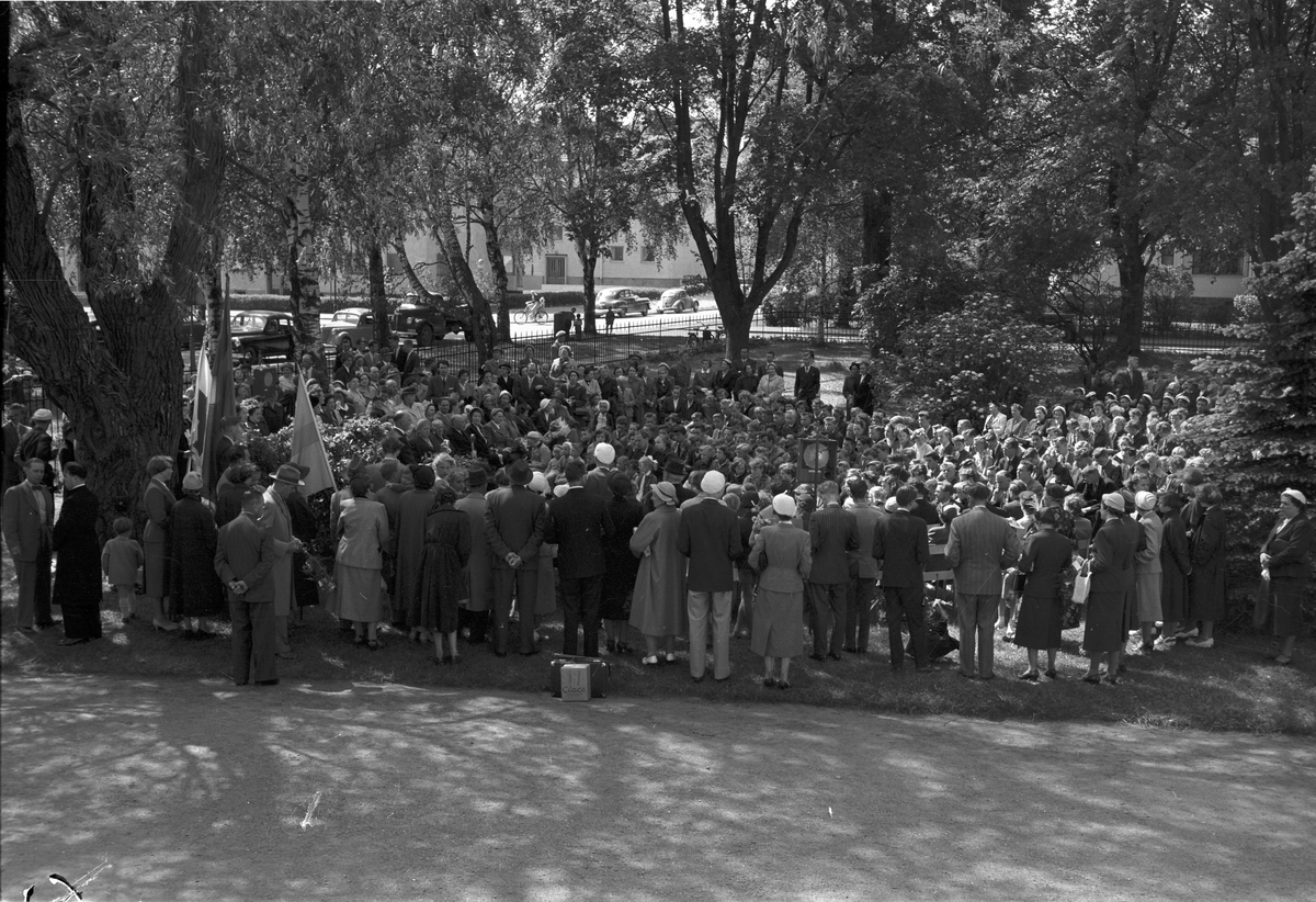 Borgarskolan. Examensdag och skolavslutning.            12 juni 1953.