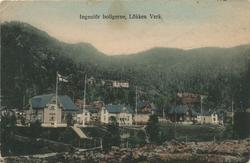 Løkken Verk med villastrøket. Bergan i bakgrunnen.