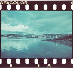 Fra Sjøbadet utenfor Levanger.