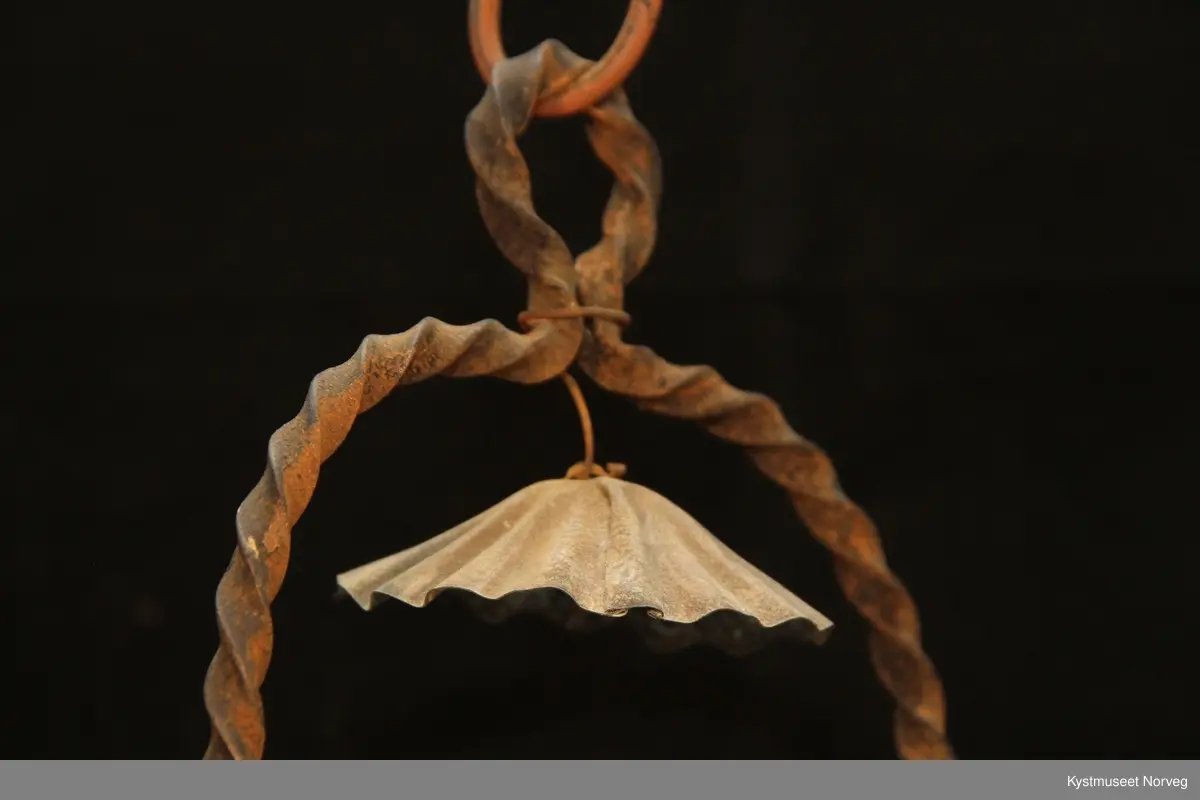 Parafinlampe med holder