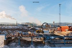 Tømmermålingsanlegget ved sagbruksbedriften Moelven Våler AS