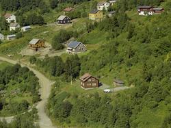 Kulturlandskap. Boligfelt med småhusbebyggelse.