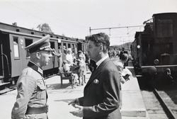 Samtale mellom NSB-tjenestemann og nazioffisert etter sammen